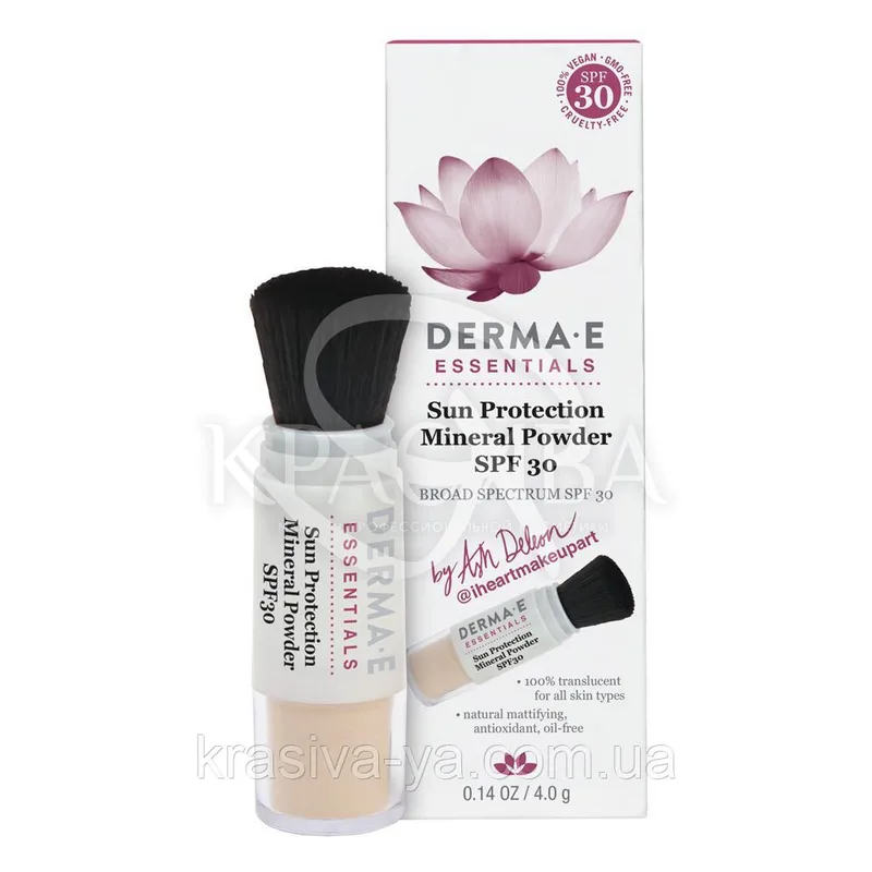 Сонцезахисна крем-пудра на основі мінерального порошку Sun Protection Brush on Mineral Powder SPF30, 4 г