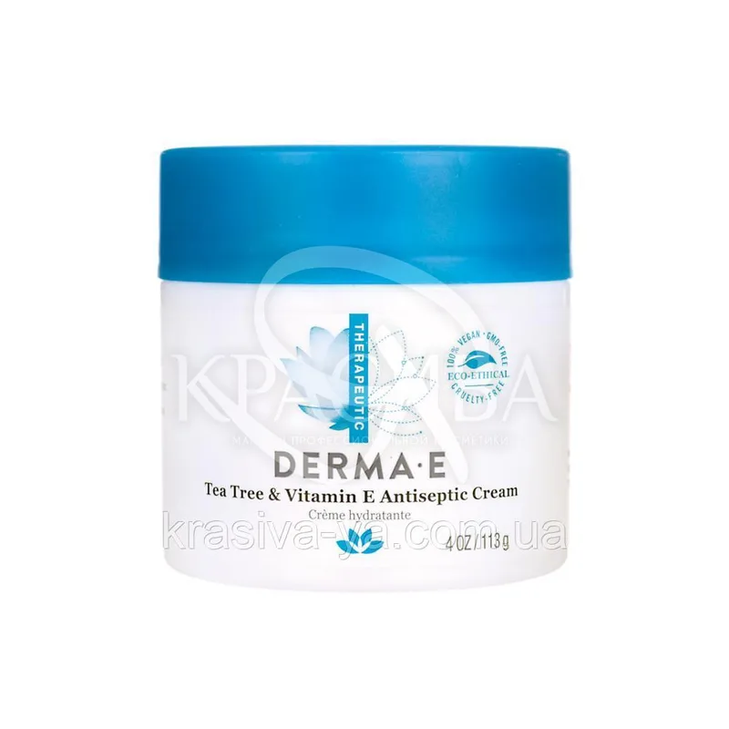 Антисептичний крем з маслом чайного дерева і вітаміном Е - Tea Tree&E Antiseptic Creme, 113 г