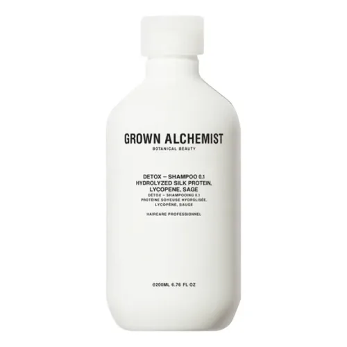 Детокс-Шампунь 0.1 GROWN ALCHEMIST Detox Shampoo 0.1: Hydrolyzed Silk Protein, Lycopene, Sage — обʼєм