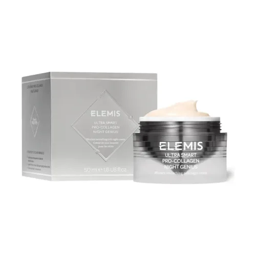 Потужний нічний крем проти зморшок ELEMIS ULTRA SMART Pro-Collagen Night Genius — обʼєм 50 мл