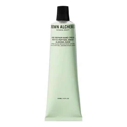 Анти-ейдж крем для рук GROWN ALCHEMIST Age-Repair Hand Cream: Phyto-Peptide, Sweet Almond, Sage — обʼєм 40 мл