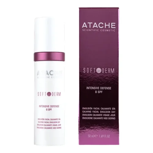 Заспокійливий денний крем ATACHE Soft Derm Intensive Defense SPF 8 — обʼєм 50 мл