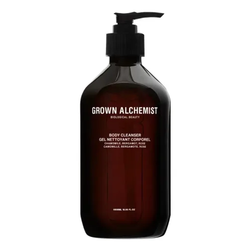 Очищуючий гель для тіла з ароматом ромашки, бергамоту та троянди GROWN ALCHEMIST Energize Body Cleanser — обʼєм 500 мл 500 мл