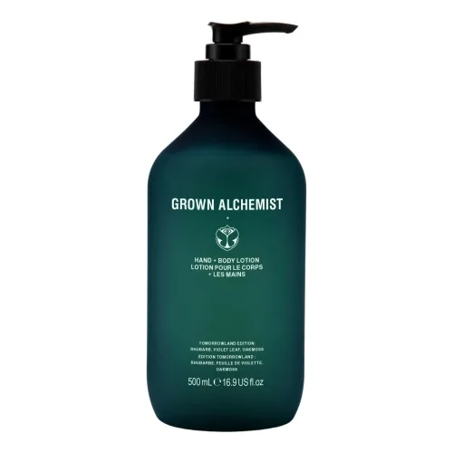 Парфумований зволожувальний лосьйон для рук та тіла GROWN ALCHEMIST Hand + Body Lotion Tomorrowland Elixir of Life — обʼєм 500 мл