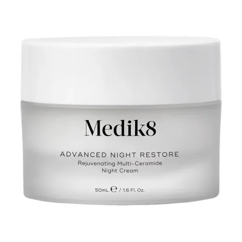 Живильний омолоджуючий нічний крем з мультикерамідами MEDIK8 Advanced Night Restore — обʼєм 50 мл