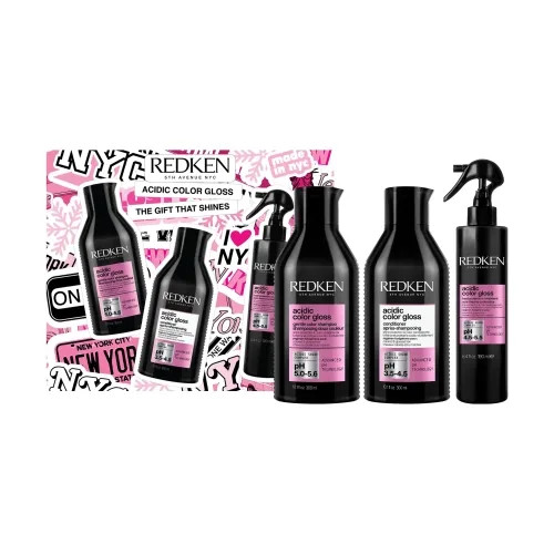 Набір для блиску та захисту фарбованого волосся REDKEN Acidic Color Gloss Set