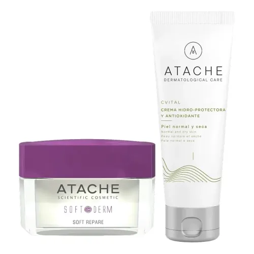 Набір для лікування куперозу та зміцнення судин ATACHE C Vital & Soft Derm Cream Set