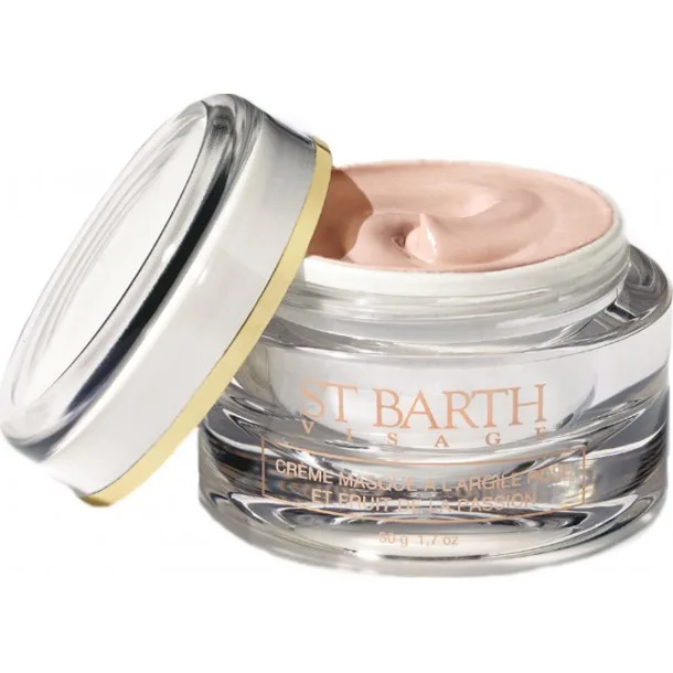Крем-Маска для Обличчя Рожева Глина і Маракуйя Ligne St Barth Cream Mask With Green Clay Passion Fruit (50 мл)