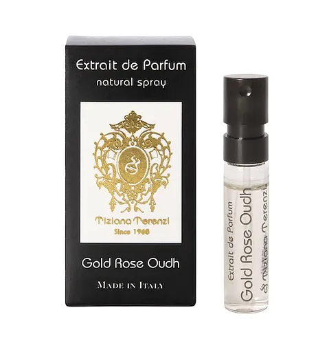 Пробник нішевих парфумів унісекс Tiziana Terenzi Gold Rose Oudh 1,5 мл оригінал, східний аромат