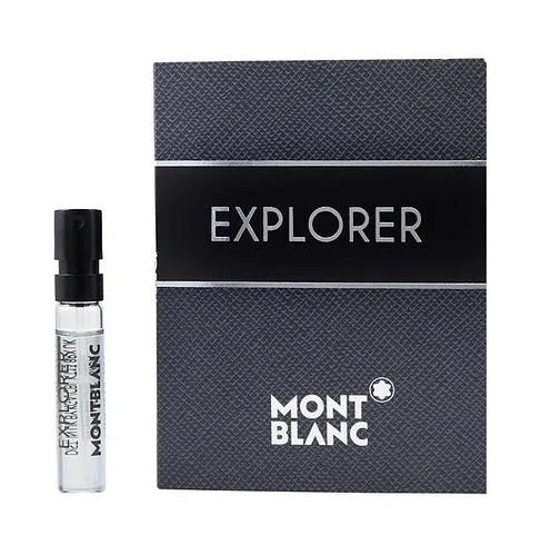 Оригінальний пробник чоловічих парфумів Mont Blanc Explorer 2ml, деревно-фужерний аромат на кожен день