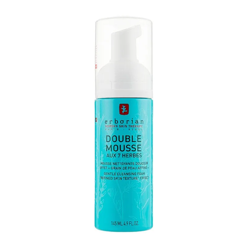 Пінка для вмивання обличчя 145 мл Erborian double mousse cleanser