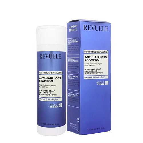 Шампунь проти випадіння волосся Revuele Anti-Hair Loss з кофеїном, 250 мл