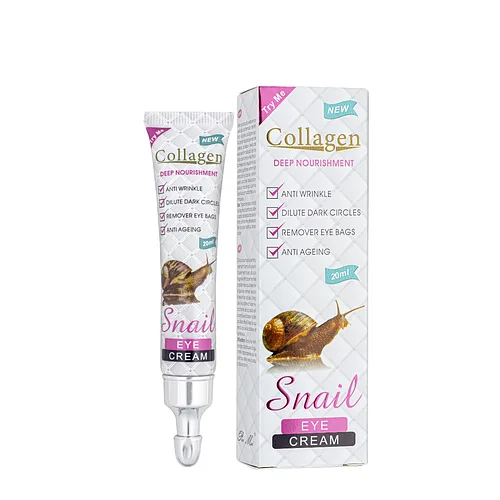 Крем для шкіри навколо очей Collagen Snail антивіковий з муцином равлики 20 мл PM6913