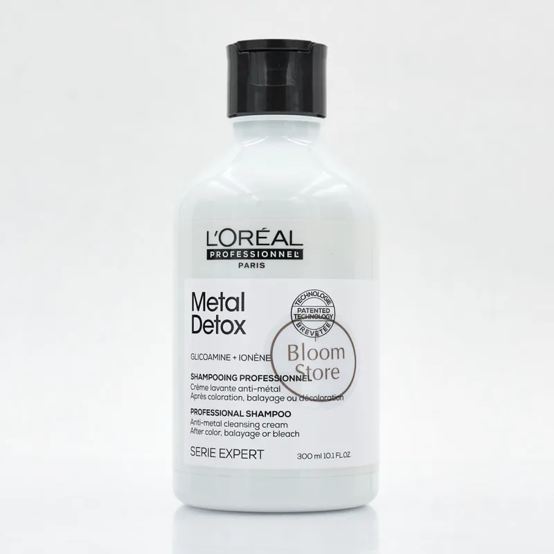 L'Oreal Professionnel Serie Expert Metal Detox Anti-metal Cleansing Cream Shampoo Очищуючий шампунь для зменшення ламкості всіх типів волосся та небажаної зміни кольору 300 мл