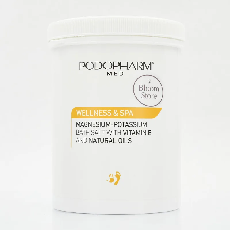 Podopharm Professional Wellnes & Spa Магнієво-калієва сіль для ванн з вітаміном Е і натуральними маслами 1400 мл.