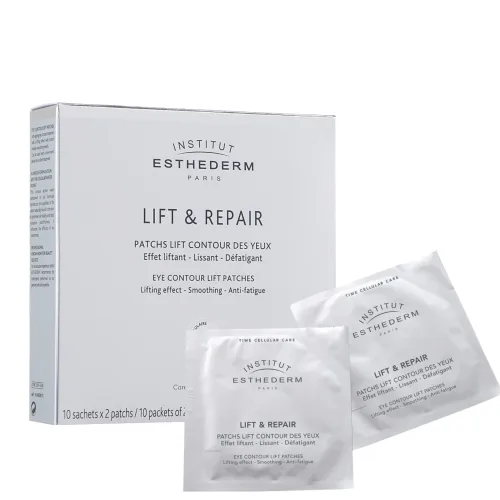 Біоліфтингові патчі - Institut Esthederm Lift and Repair Anti-Fatigue Eye Patches (10 x 3ml)
