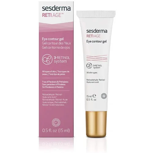 Гель-контур для шкіри навколо очей з ретинолом Sesderma Laboratories Reti Age Eye Contour Gel 15 мл