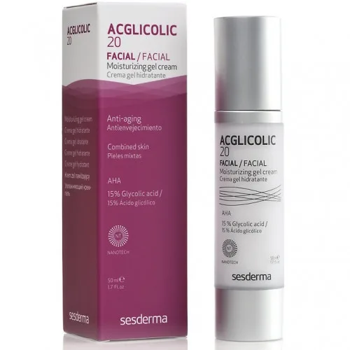 Зволожуючий крем-гель - SeSDerma Acglicolic 20 Moisturizing Gel Cream