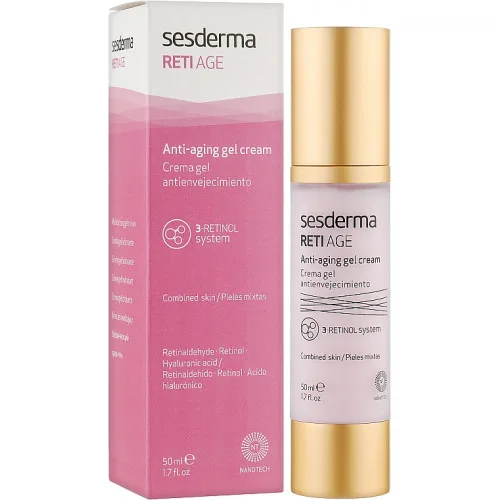 Антивіковий крем-гель проти зморшок з ретинолом - Sesderma Reti-Age Anti Aging Gel Cream 15ml