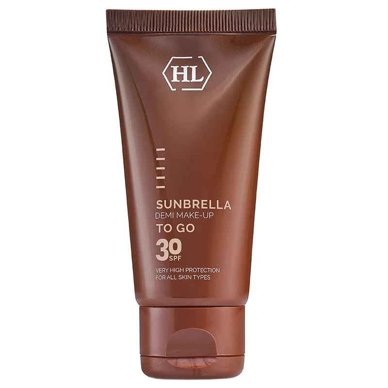 Сонцезахисний крем для обличчя та тіла Holy Land Cosmetics Sunbrella Demi Make-Up To Go SPF 30 із тоном, 50 мл
