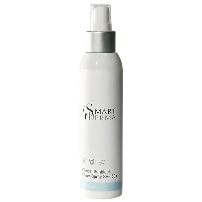 Сонцезахисний відновлювальний спрей SPF 50 Smart4Derma Clinical Sunblock Cover Spray