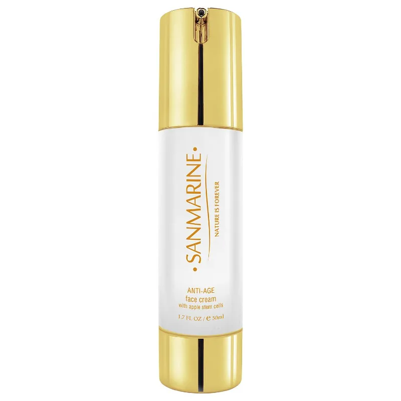 Крем для обличчя зі стовбуровими клітинами яблука Sanmarine Face Cream With Apple Stem Cells