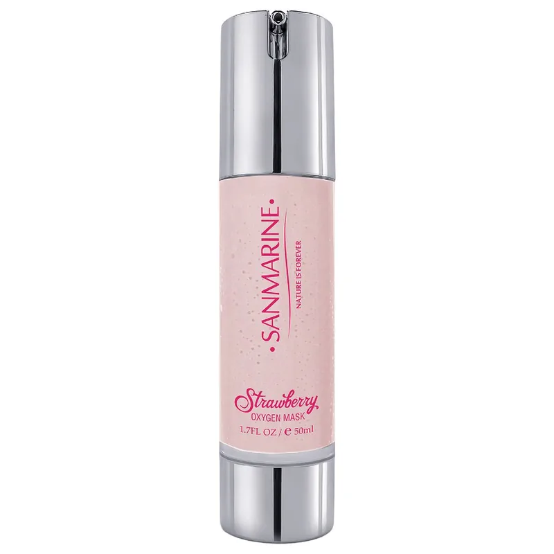 Киснева маска з полуницею Sanmarine Strawberry Oxygen Mask