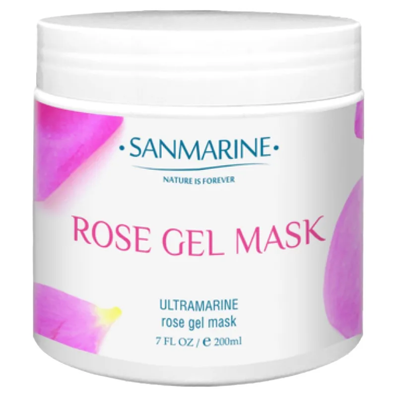 Гелева маска з пелюстками троянд Sanmarine Rose Gel Mask