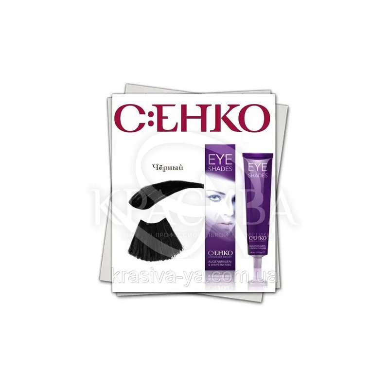C:EHKO Фарба для брів і вій - Чорна, 60 мл
