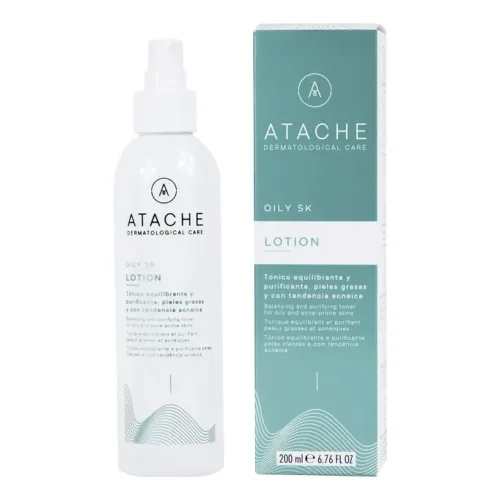 Тонер для себорегуляції та балансу жирної шкіри ATACHE Oily SK Lotion Regulating Toner — обʼєм 200 мл