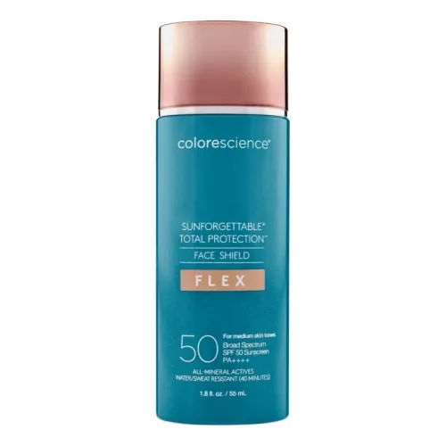 Сонцезахисний крем для обличчя з адаптивними пігментами COLORESCIENCE Sunforgettable Total Protection Face Shield Flex SPF 50 — відтінок Medium Medium