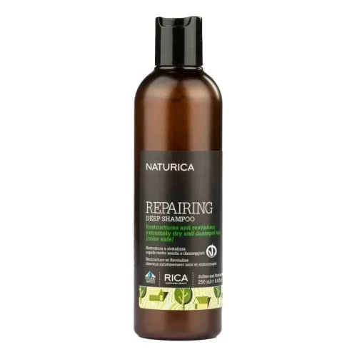 Шампунь для глибокого відновлення волосся RICA Repairing Deep Shampoo — обʼєм 250 мл