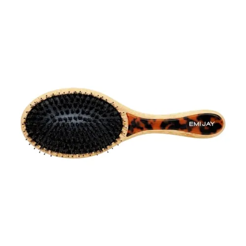 Овальна щітка для волосся EMI JAY Flat Brush in Tortoise