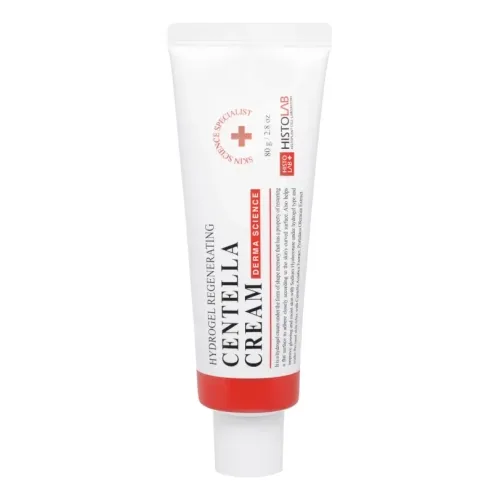 Багатофункціональний відновлюючий гідрогель з центеллою HISTOLAB Centella Red Cream — обʼєм 80 мл