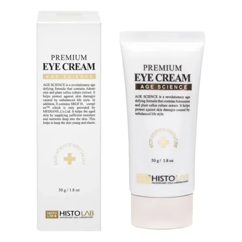 Крем для шкіри навколо очей з пептидним комплексом HISTOLAB Premium Eye Cream — обʼєм 50 мл