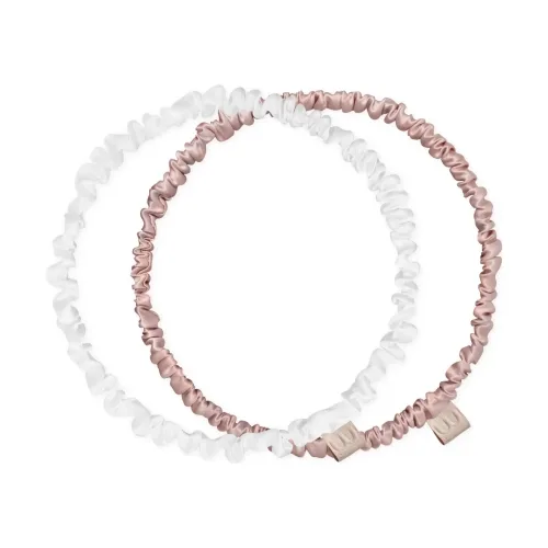 Набір із 2 шовкових обручів MON MOU Silk Hoops Scrunchies — відтінок Set