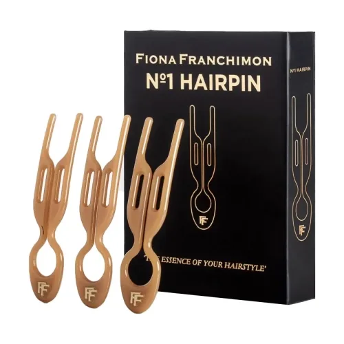Набір шпильок для волосся FIONA FRANCHIMON No. 1 Hairpin Smooth Caramel (3 per box)