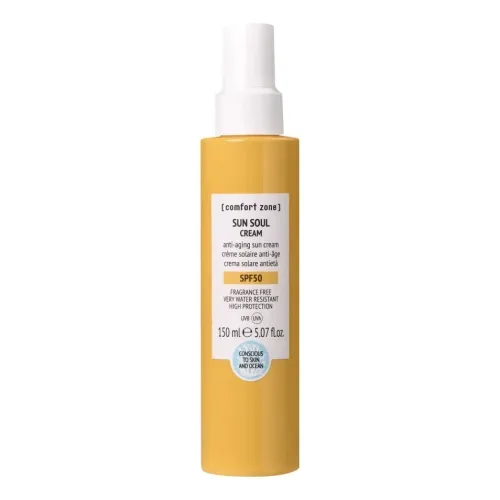 Сонцезахисний крем для тіла SPF 50 COMFORT ZONE Sun Soul Cream SPF 50 — обʼєм 150 мл
