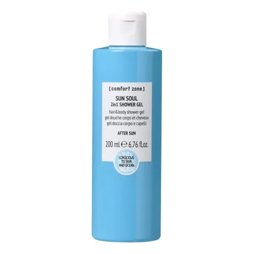 Очищувальний гель для тіла та волосся 2 в 1 COMFORT ZONE Sun Soul 2 in 1 Shower Gel — обʼєм 200 мл