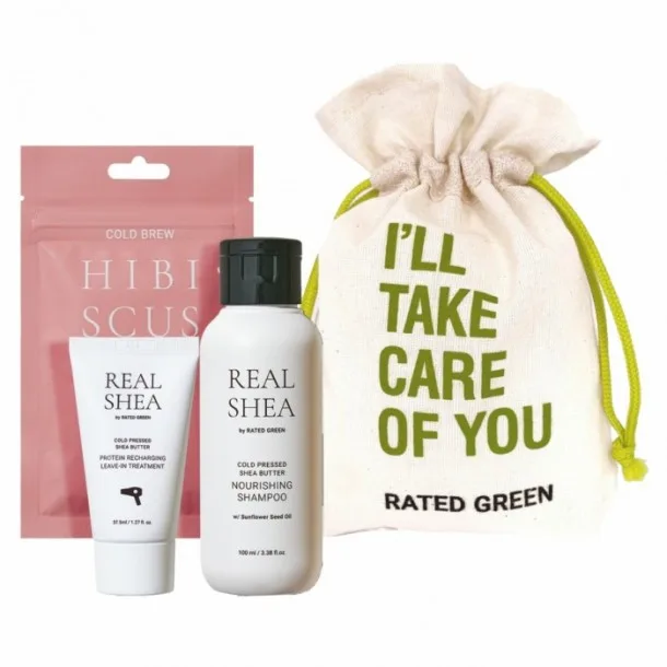 Міні-Набір Rated Green Real Shea Mini Kit HIBISCUS