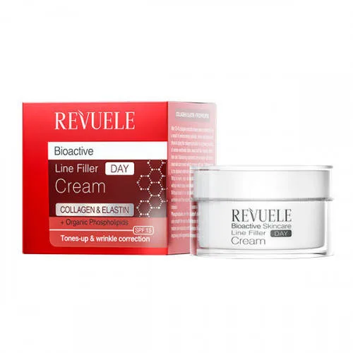 Денний крем для обличчя Revuele Bioactive Collagen & Elastin Line Filler омолоджуючий, 50 мл