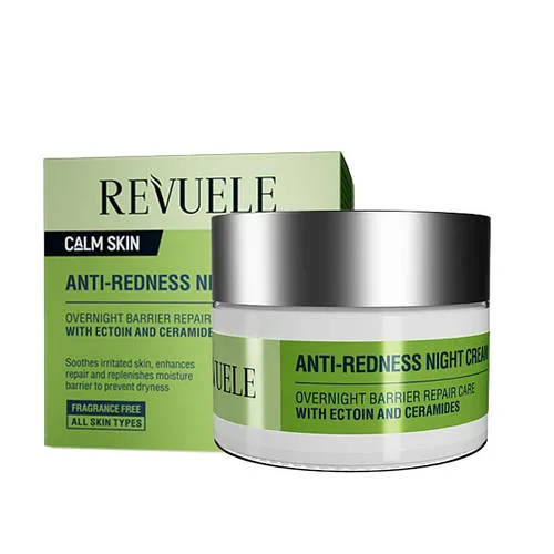 Нічний крем від почервоніння для обличчя Revuele Anti-Redness, 50 мл