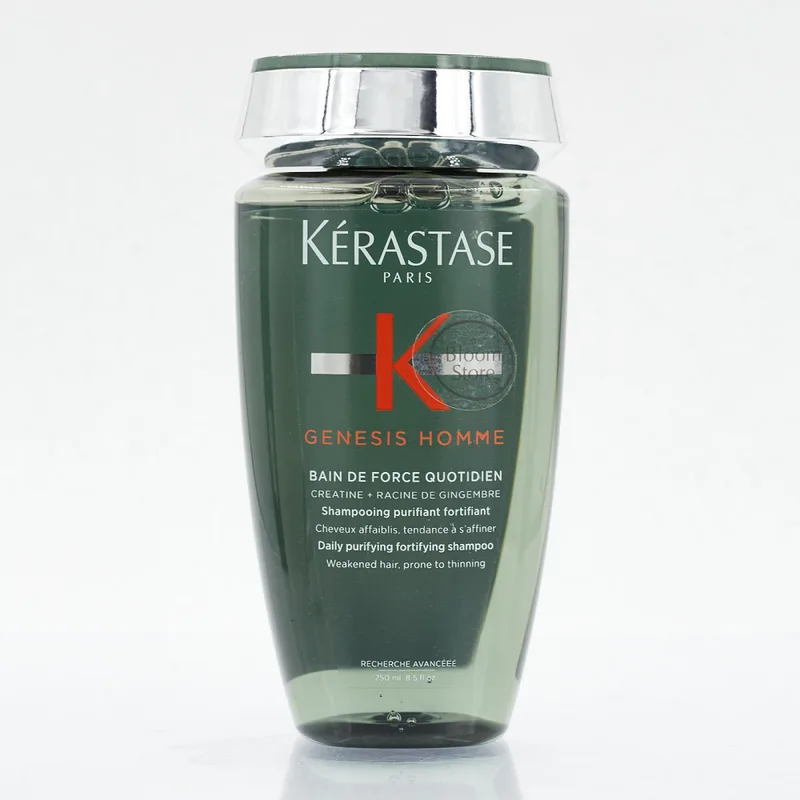Kerastase Genesis Homme Bain de Force Quotidien Щоденний шампунь-ванна, що очищає, для зміцнення ослабленого тонкого волосся чоловіків