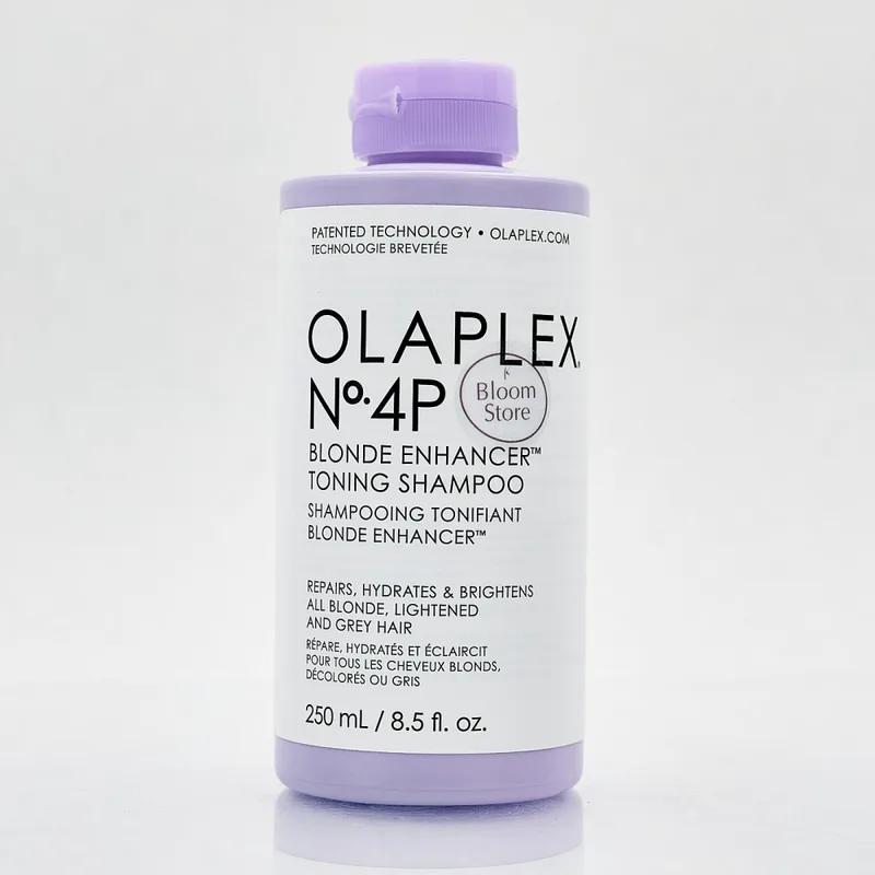 Olaplex №4P Blond Enhancer Toning Shampoo Тонуючий шампунь "Сяйво блонду" 250 мл.