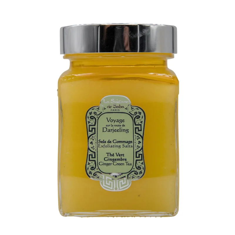 La Sultane De Saba Exfoliating Salt Ginger Green Tea Сольовий скраб для тіла з ароматом зеленого чаю з імбиром