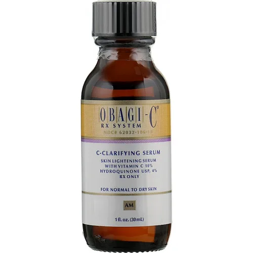 Освітлююча сироватка для сухої шкіри - Obagi C-Clarifying Serum Dry
