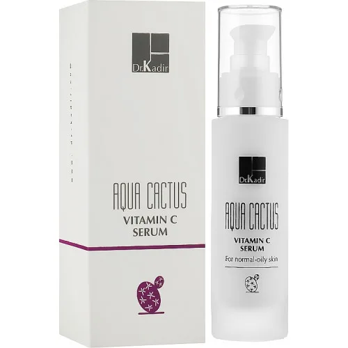 Сироватка для чутливої ​​та комбінованої шкіри - Dr. Kadir Aqua-Cactus Serum 30ml