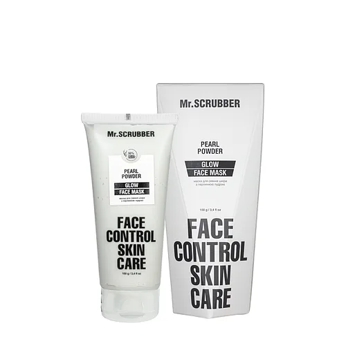 Маска для сяяння шкіри Mr.Scrubber Pearl Powder Glow Face Mask Face Control Skin Care з перлинною пудрою 100 мл