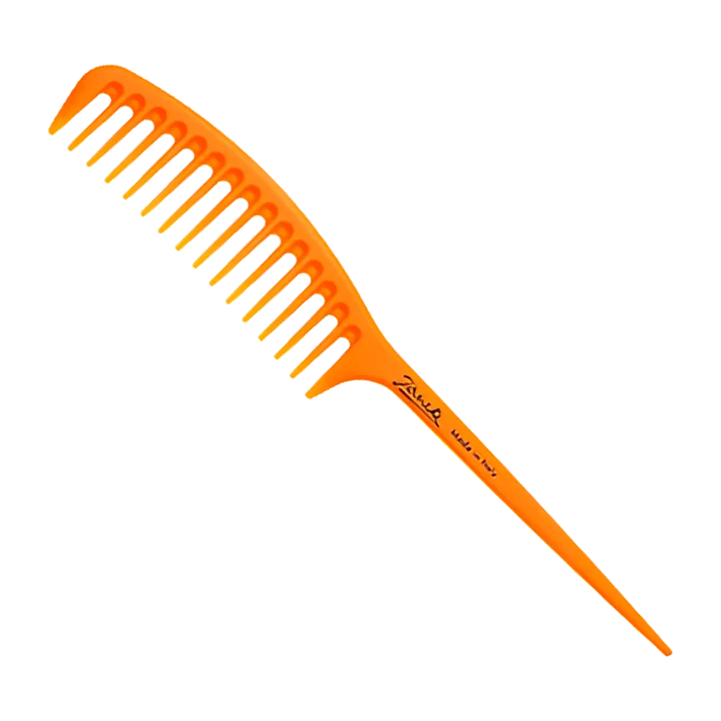 Janeke Supercomb Гребінь із ручкою Помаранчевий