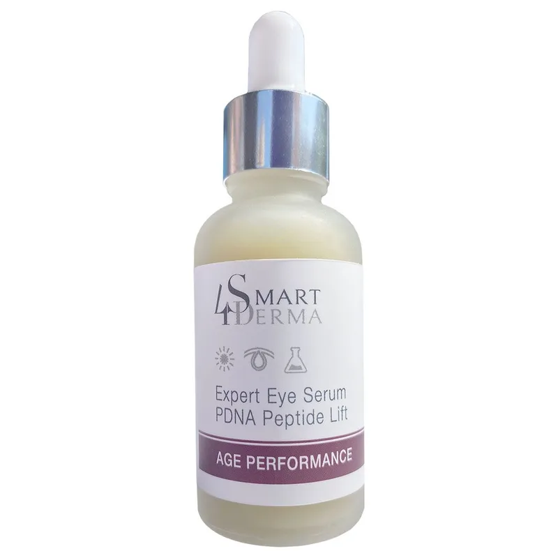 Пептидна ліфтинг-сироватка для зони навколо очей Smart4Derma Expert Eye Serum PDNA Peptide Lift